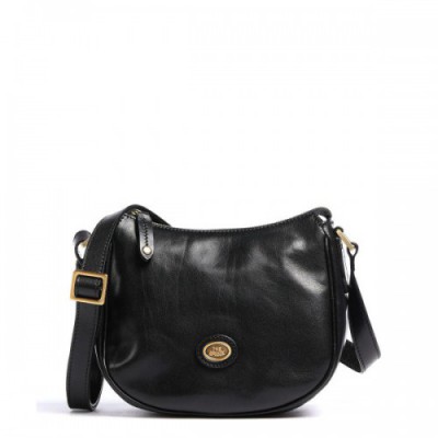 The Bridge Story Donna Crossbody bag fine grain cow leather black