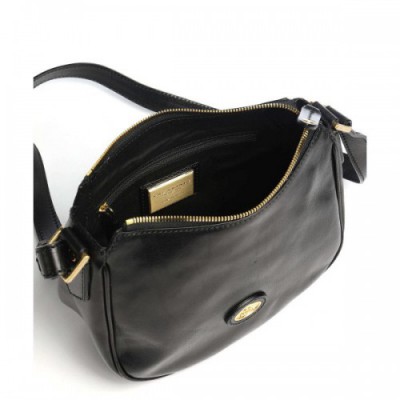 The Bridge Story Donna Crossbody bag fine grain cow leather black