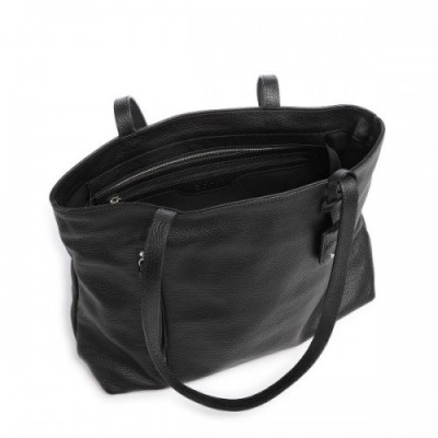 Abro Adria Juna Tote bag grained cow leather black