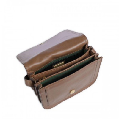 The Bridge Story Donna Crossbody bag fine grain cow leather brown