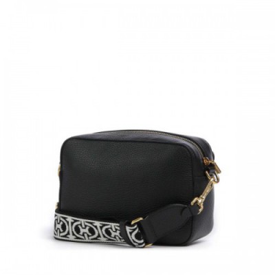 Coccinelle Beat Soft Ribbon Crossbody bag grained leather black