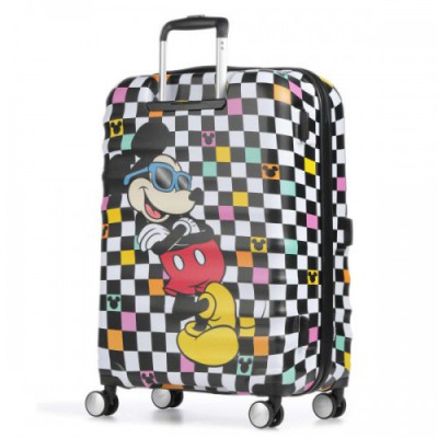 American Tourister Wavebreaker Disney Spinner (4 wheels) black/white 77 cm