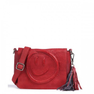 Taschendieb Wien Marxergasse 3 Crossbody bag grained cow leather red