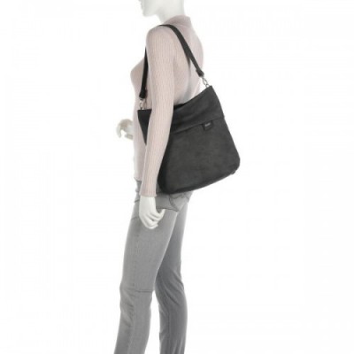 Zwei Mademoiselle.M M12 Hobo bag synthetic dark grey