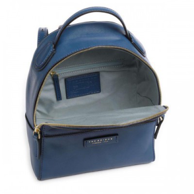 The Bridge Elettra Backpack cow leather blue