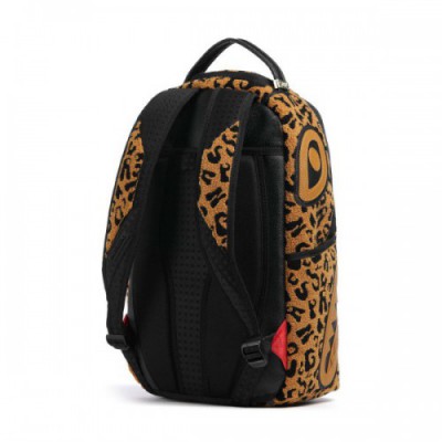 Sprayground Cheetah Chenille Backpack 13″ polyester brown/black