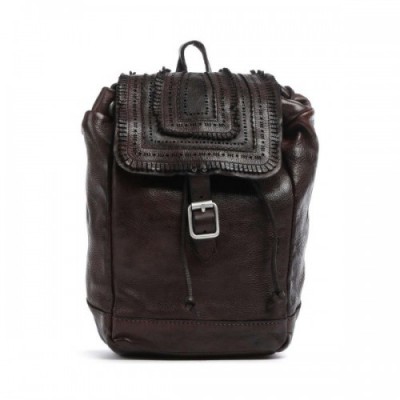 Campomaggi Backpack fine grain cow leather dark brown