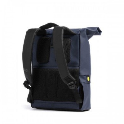 Delsey Paris Turenne Soft Rolltop backpack 15″ recycled polyurethane dark blue