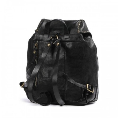 Campomaggi Backpack grained cow leather black