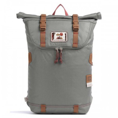 Doughnut Dreamwalker Christopher Small Rolltop backpack 13″ recycled polyester greygreen