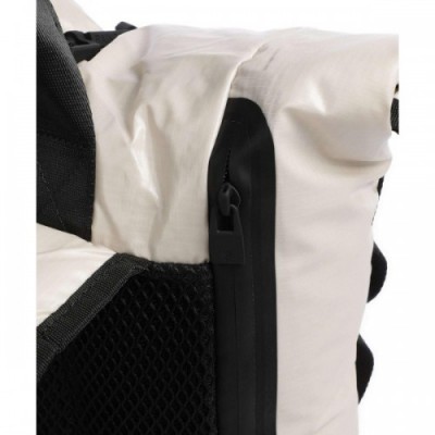 Rains Sibu Mini Rolltop backpack 13″ polyester, polyurethane ivory