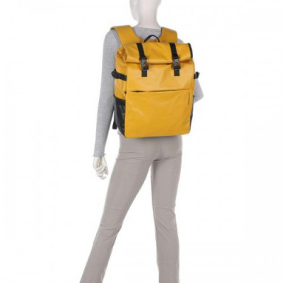 Mandarina Duck Eco Coated Laptop backpack 17″ polyester yellow