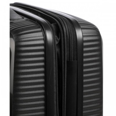 American Tourister Soundbox Spinner (4 wheels) black 55 cm