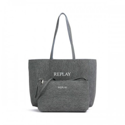 Replay Tote bag synthetic jeans