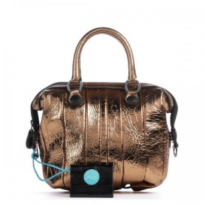 Gabs Santa Fe G3 Mini Handbag grained calfskin silver