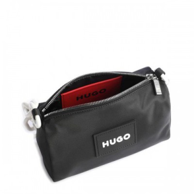 Hugo Bel Shoulder bag recycled polyester black