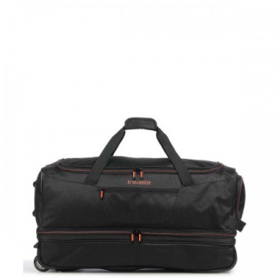 Travelite Basics Exp Travel bag with wheels black 70 cm