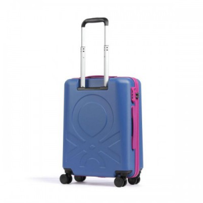 Delsey Paris x United Colors of Benetton Fabrica Spinner (4 wheels) blue 55 cm