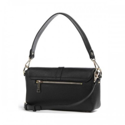 Lancaster Foulonné Milano Shoulder bag grained cow leather black