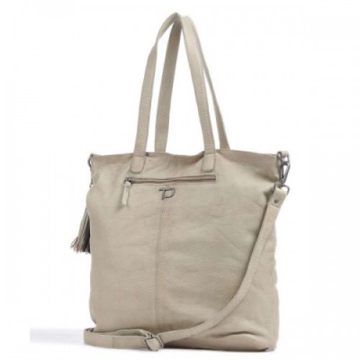 Taschendieb Wien Herzgasse 6 Tote bag grained cow leather beige