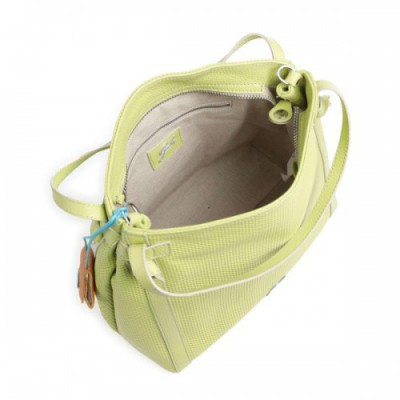 Gabs Paola M Hobo bag calfskin yellow green