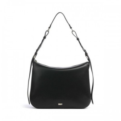 DKNY Milano Gramercy Hobo bag fine grain cow leather black