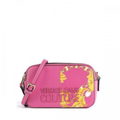 Versace Jeans Couture Rock Cut Crossbody bag synthetic pink