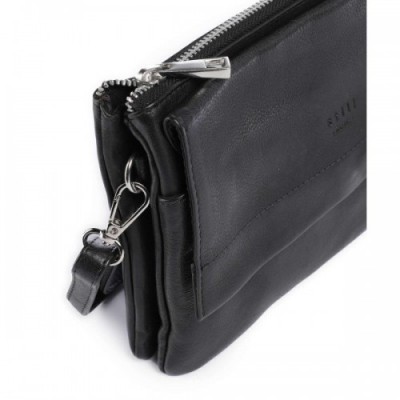 Still Nordic Anouk Anouk Crossbody bag grained leather black