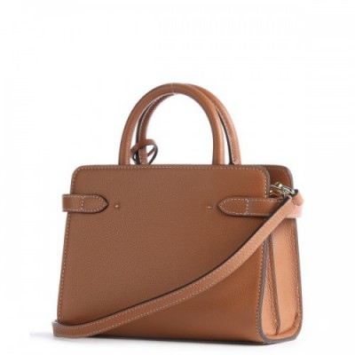 Le Tanneur Emilie Handbag grained leather tan