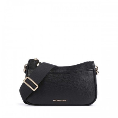 Michael Kors Jet Set Crossbody bag grained cow leather black