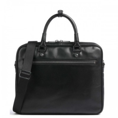 Leonhard Heyden Montreal Briefcase 14″ fine grain cow leather black