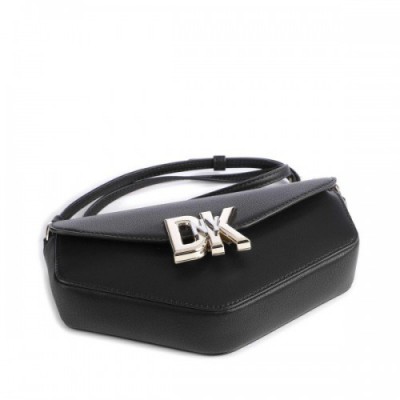 DKNY Milano Downtown Crossbody bag fine grain cow leather black