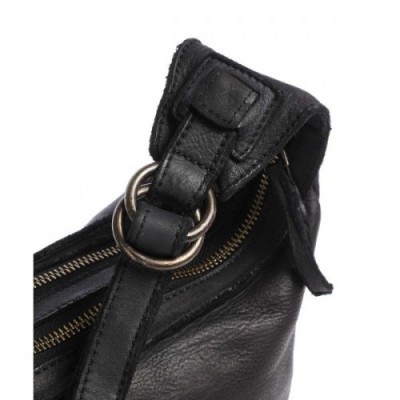 Harold's Submarine Shoulder bag soft cow leather black