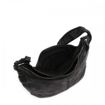 Harold's Submarine Shoulder bag soft cow leather black