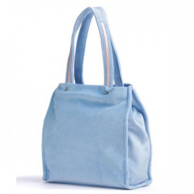 Juicy Couture Iris Velvet L Tote bag polyester light blue