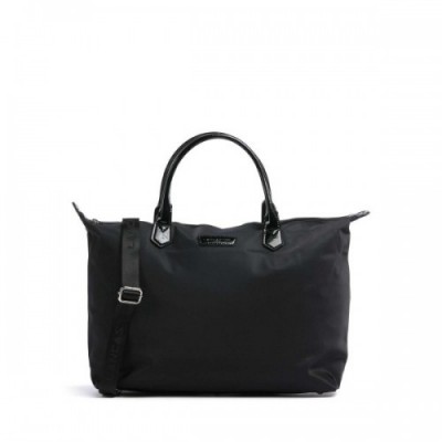 Lancaster Basic Verni Handbag nylon black