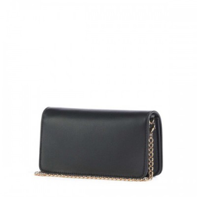 Love Moschino Love Embossed Crossbody bag synthetic black