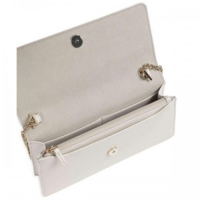 Furla Diamante Mini Crossbody bag fine grain leather ivory