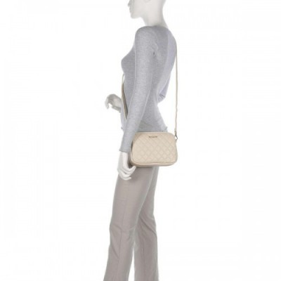 Kazar Rita Crossbody bag grained leather beige