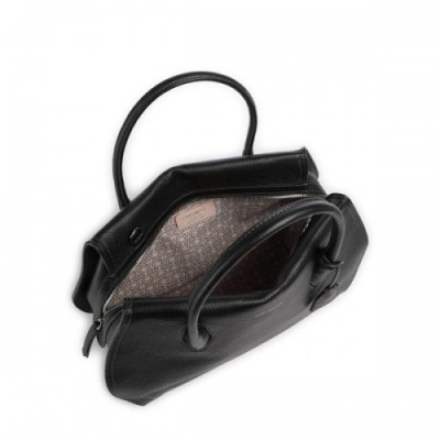 Coccinelle Lord Handbag grained leather black