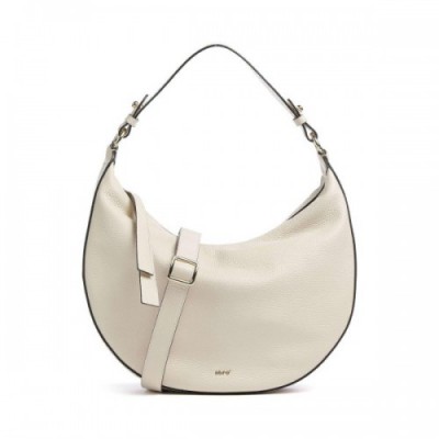 Abro Adria Lulu Hobo bag grained cow leather sand