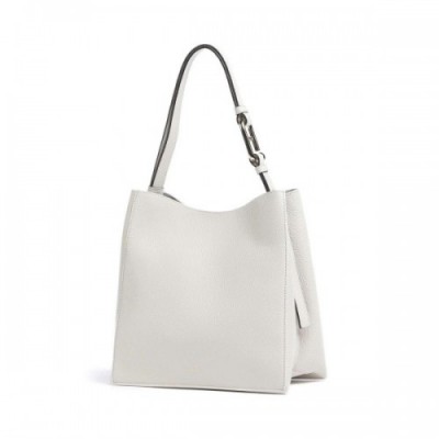 Furla Nuvola S Hobo bag grained cow leather ivory