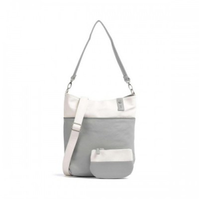 Zwei Jana J12 Hobo bag synthetic grey/white