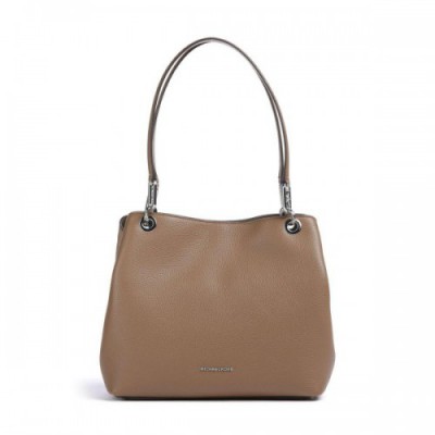 Michael Kors Kensington Hobo bag grained cow leather light brown