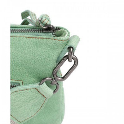 FredsBruder Dear Crossbody bag grained leather green