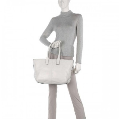 Liebeskind Chelsea Sheep Natural M Tote bag fine grain leather white