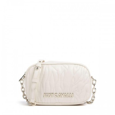 Just Cavalli Range E Style 1 Crossbody bag synthetic ivory