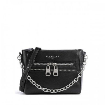 Replay Shoulder bag synthetic black