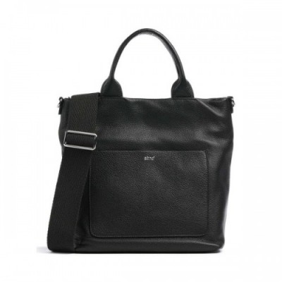 Abro Dalia Raquel Handbag grained cow leather black