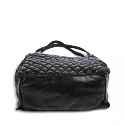 Campomaggi Prestige Hobo bag grained cow leather black